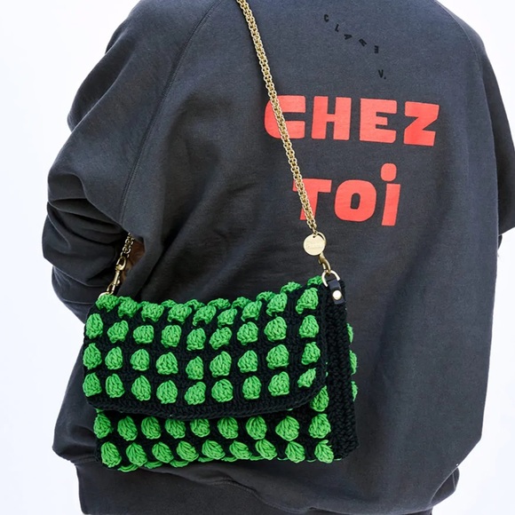 Clare V Handbags - Clare V Claudette Woven Clutch